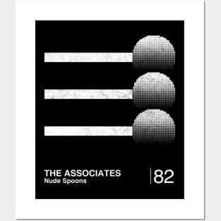 The Associates / Minimalist Graphic Design Fan Artwork Posters and Art